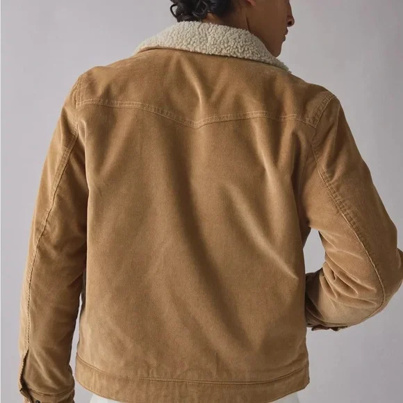 Levi's Fleece Lined Corduroy Jacket XL - Picture 2 of 8